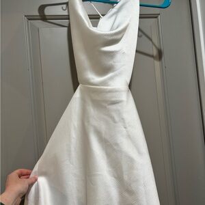 12th Tribe Strapless White Dress